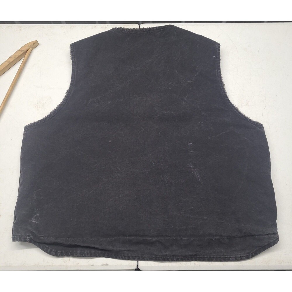 Vintage Carhartt Vest Sherpa Lined V26 BLK - Picture 3 of 9